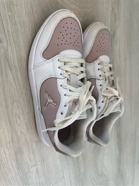 Nike Women’s Low-Top Sneakers in Dusty Rose and White